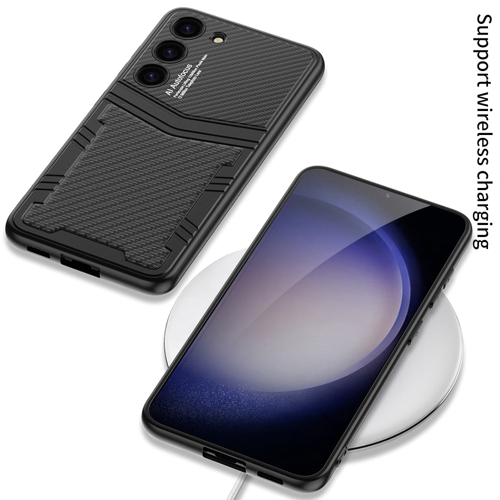 GKK pro Samsung Galaxy S23 texturované pouzdro na telefon proti poškrábání PU kožené PC TPU nárazuvzdorný kryt GKK pro Samsung Galaxy S23 texturované pouzdro na telefon proti poškrábání PU kožené PC TPU nárazuvzdorný kryt